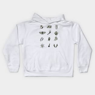 Magnus Archives fears / entities green Kids Hoodie